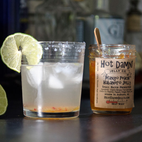 Sweet & Spicy Mango Peach Habanero Margarita Recipe