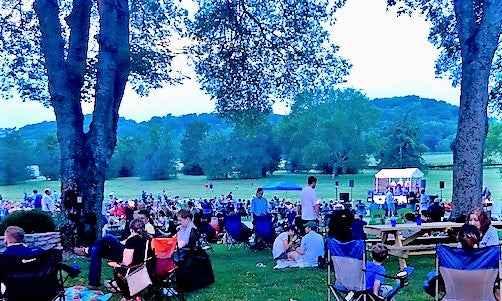 Bluegrass under a Full Moon