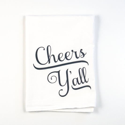 Batch "Cheers Y'all" Flour Sack Towel