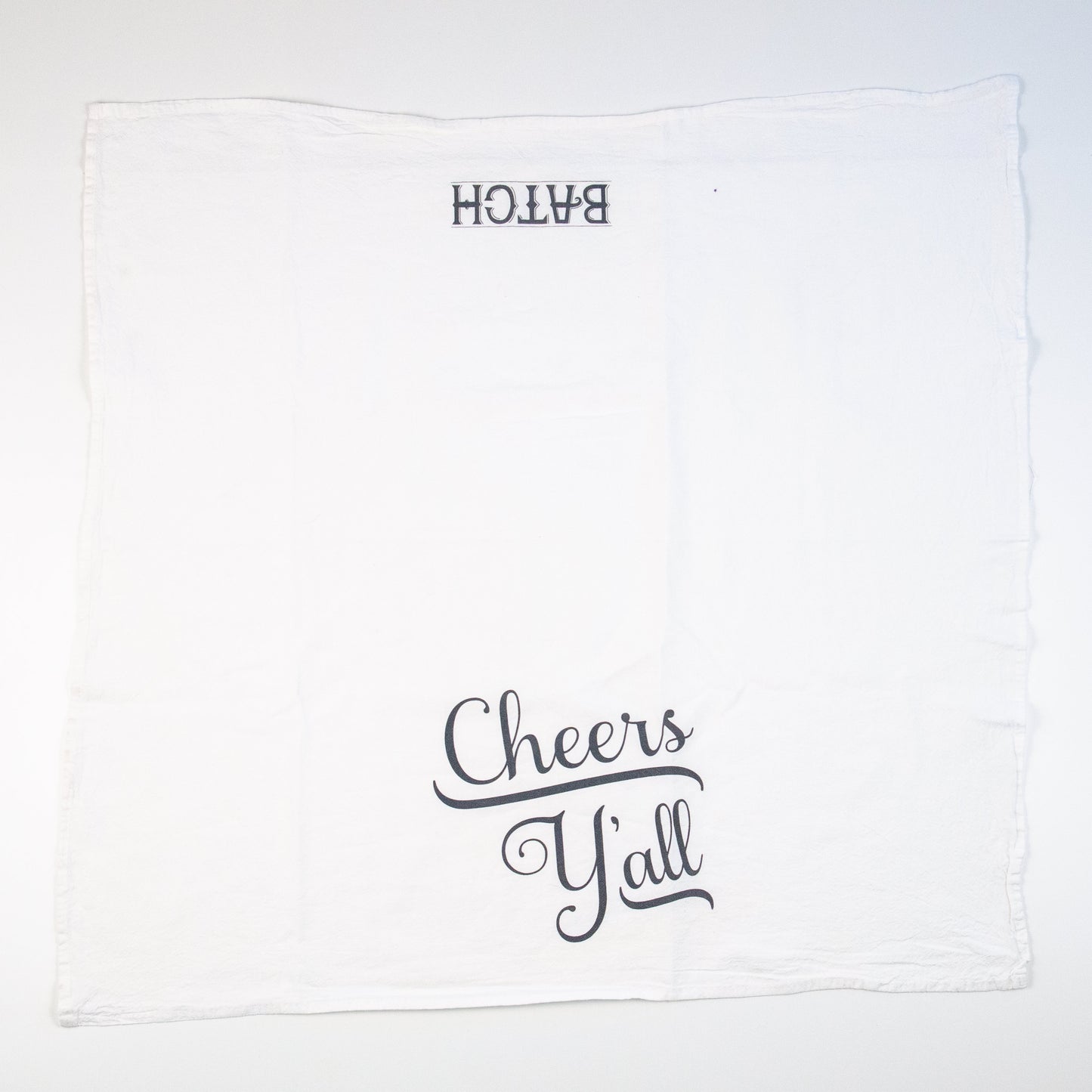 Batch "Cheers Y'all" Flour Sack Towel