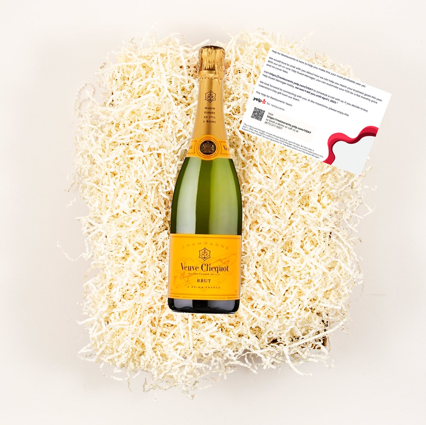 Yelp for Restaurants Champagne Gift