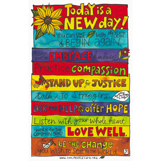 Cool People Care New Day Poster