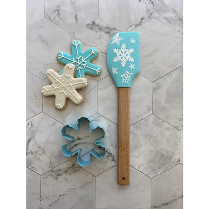 Winter Wonderland Spatula/Snowflake Cookie Cutter Set